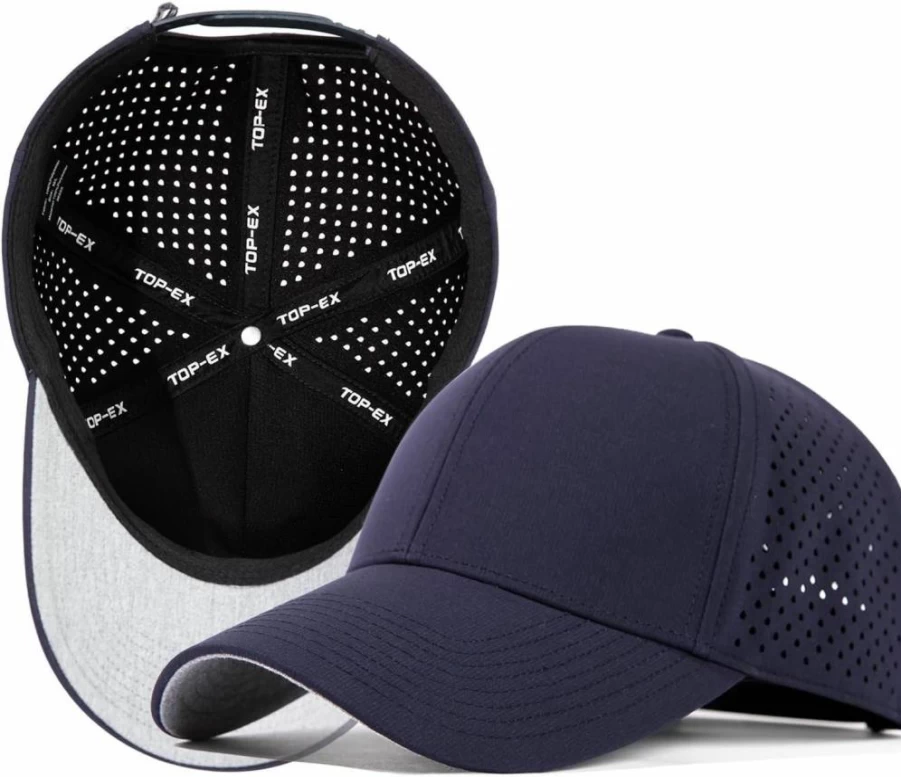 TOP-EX Oversize Snapback Baseball Cap - XL/XXL Hydro Performance, Water Repellent Cool Hat for Golf, Boat, Beach & Workout
