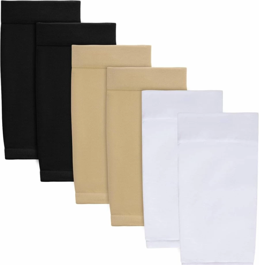 HOVEOX 3-Pack Tattoo Cover Up Sleeves for Men & Women - Breathable Forearm Compression Arm Sleeves for Tattoo Concealment & Protection
