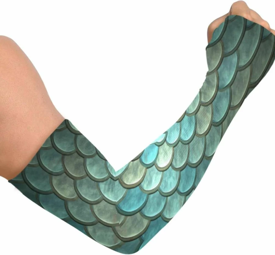 COOLDEER UV Sun Protection Arm Sleeves - Cooling Compression Sleeves for Men & Women, Outdoor Sports & Activities