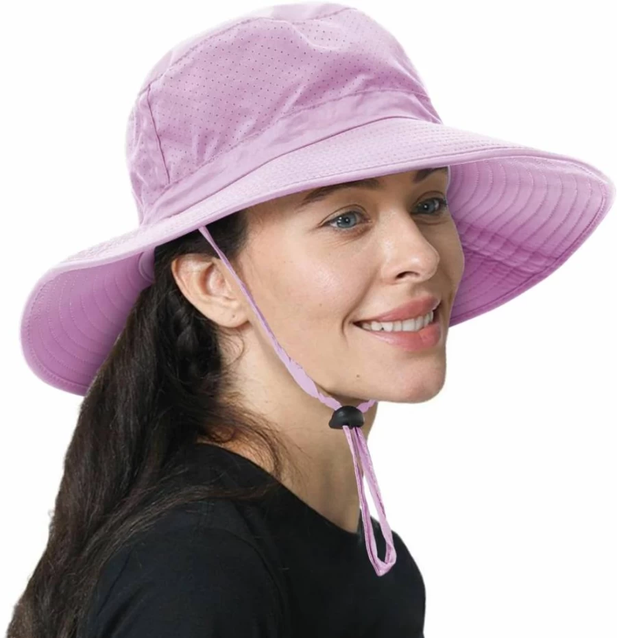 ZOORON UPF 50+ Wide Brim Sun Hat for Men & Women - Cooling Bucket Hat with UV Protection for Hiking, Beach, Safari Outdoor Activities