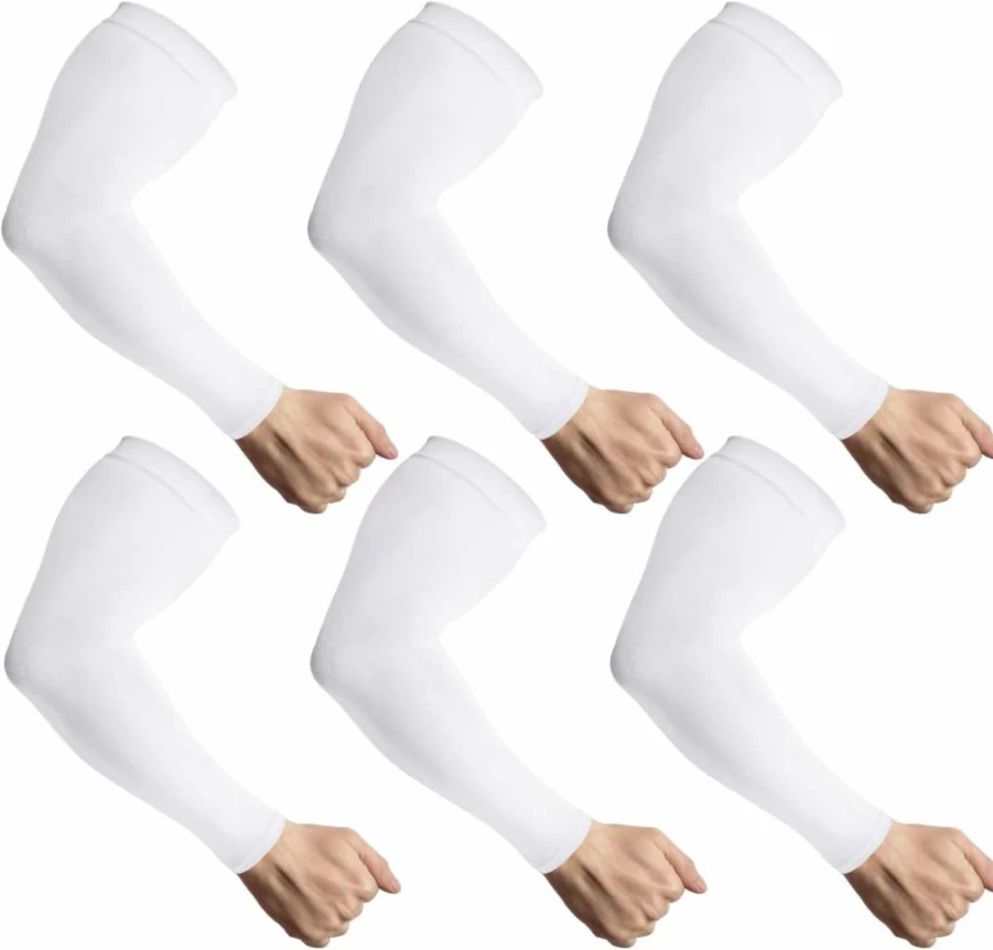 LUOLIIL VOE UV Protection Cooling Arm Sleeves for Men & Women – Breathable Compression Sleeves for Sports, Golf, Football & Outdoor Activities
