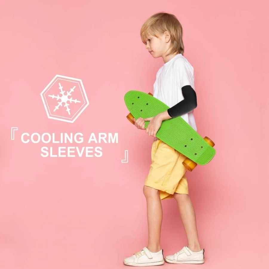 Luwint UPF50+ UV Protection Arm Sleeves for Kids & Adults - Cooling, Breathable Sun Sleeves for Sports & Outdoor Activities (2/4/6 Pairs) - Lightweight Rash Guard