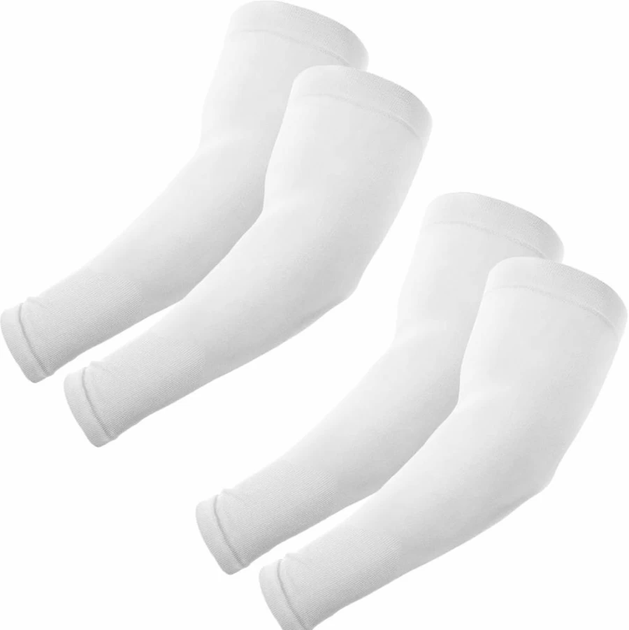ROXUN UV Sun Protection Cooling Arm Sleeves – Plus Size Compression Sports Arm Covers for Men & Women