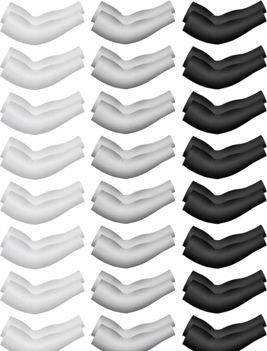 Didaey 48 Pairs Unisex UV Protection Arm Sleeves - Cooling Summer Sun Sleeves for Women, Men & Youth, Sports & Outdoor Activities