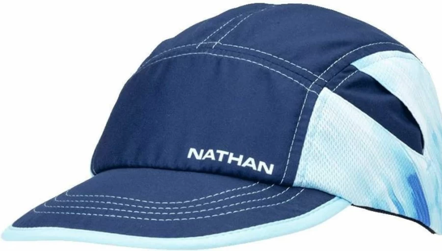 Nathan Runcool Ice Run Hat - Cooling Running Cap with Stash Pocket for Runners