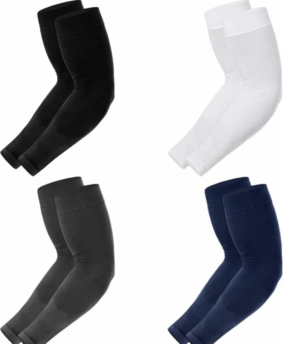 Newbyinn UV Protection Arm Sleeves for Men & Women - Cooling Sun Sleeve Cover with Mid-Compression, Tattoo Shield, Lightweight & Breathable for Outdoor Sports