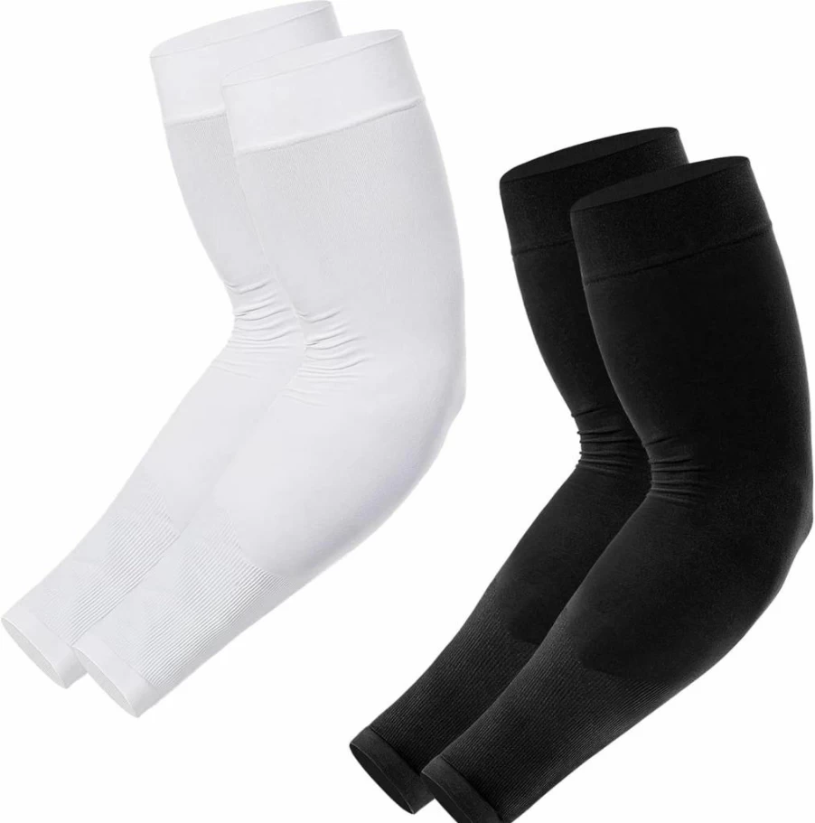 Newbyinn UV Protection Arm Sleeves for Men & Women - Cooling Sun Sleeve Cover with Mid-Compression, Tattoo Shield, Lightweight & Breathable for Outdoor Sports