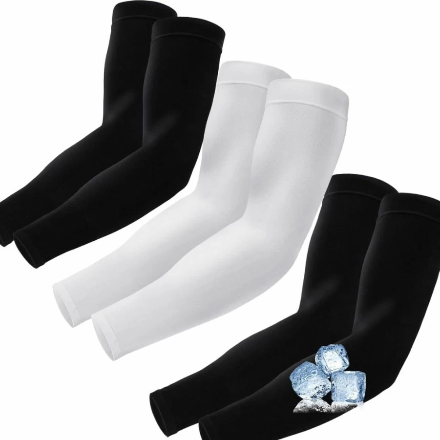 AZOI Cooling Compression Arm Sleeves UPF 50 Sun Protection for Sports & Outdoor Activities - Tattoo Cover UV Sleeve