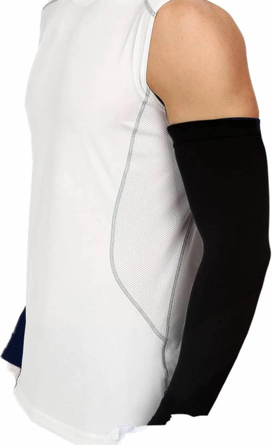 SocksCastle UV Protection Arm Sleeves for Men & Women - Breathable, Durable Sun Sleeves (White, 1 Pair)