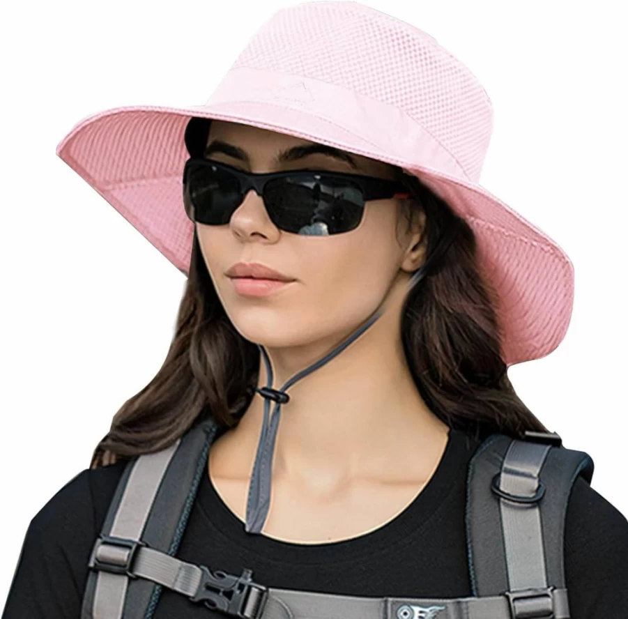 Rosoz UPF 50+ Sun Hat for Men & Women – Wide Brim Breathable Fishing Hat for Summer UV Protection