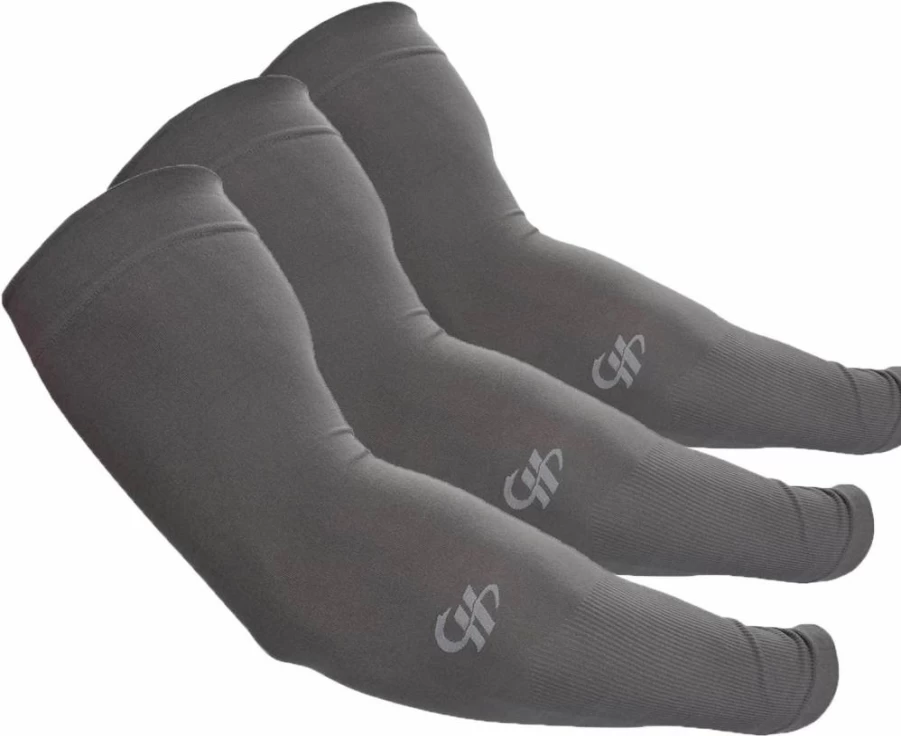 HOPESHINE 3-Pairs Cooling Compression Arm Sleeves UPF50+ UV Protection for Men & Women - Cycling, Driving, Outdoor, Tattoo Cover