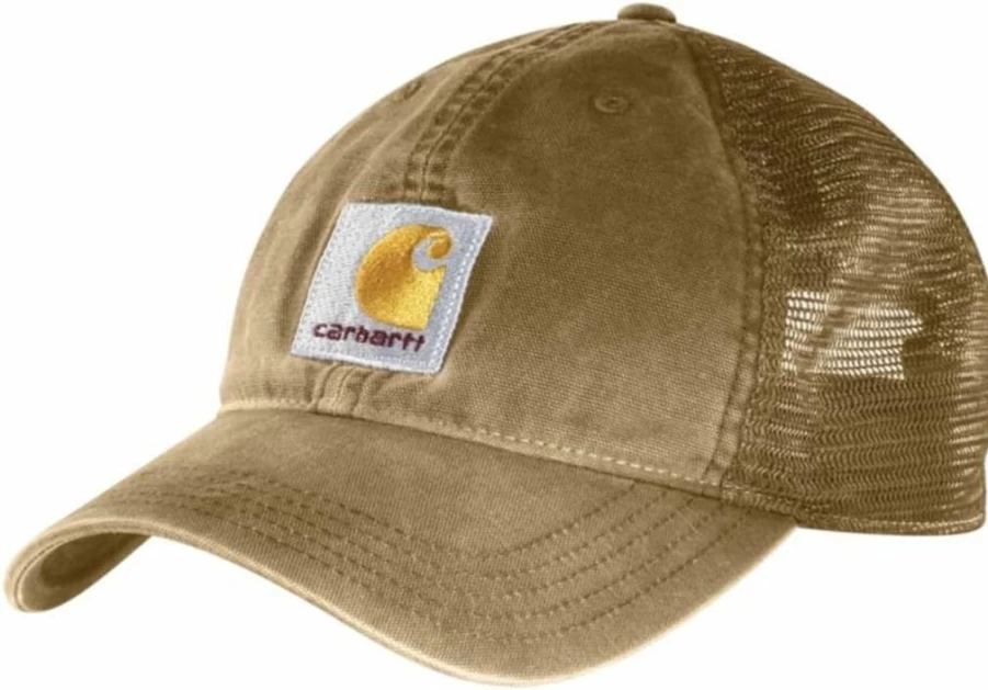 Carhartt Men's Buffalo Sandstone Mesh Back Baseball Cap