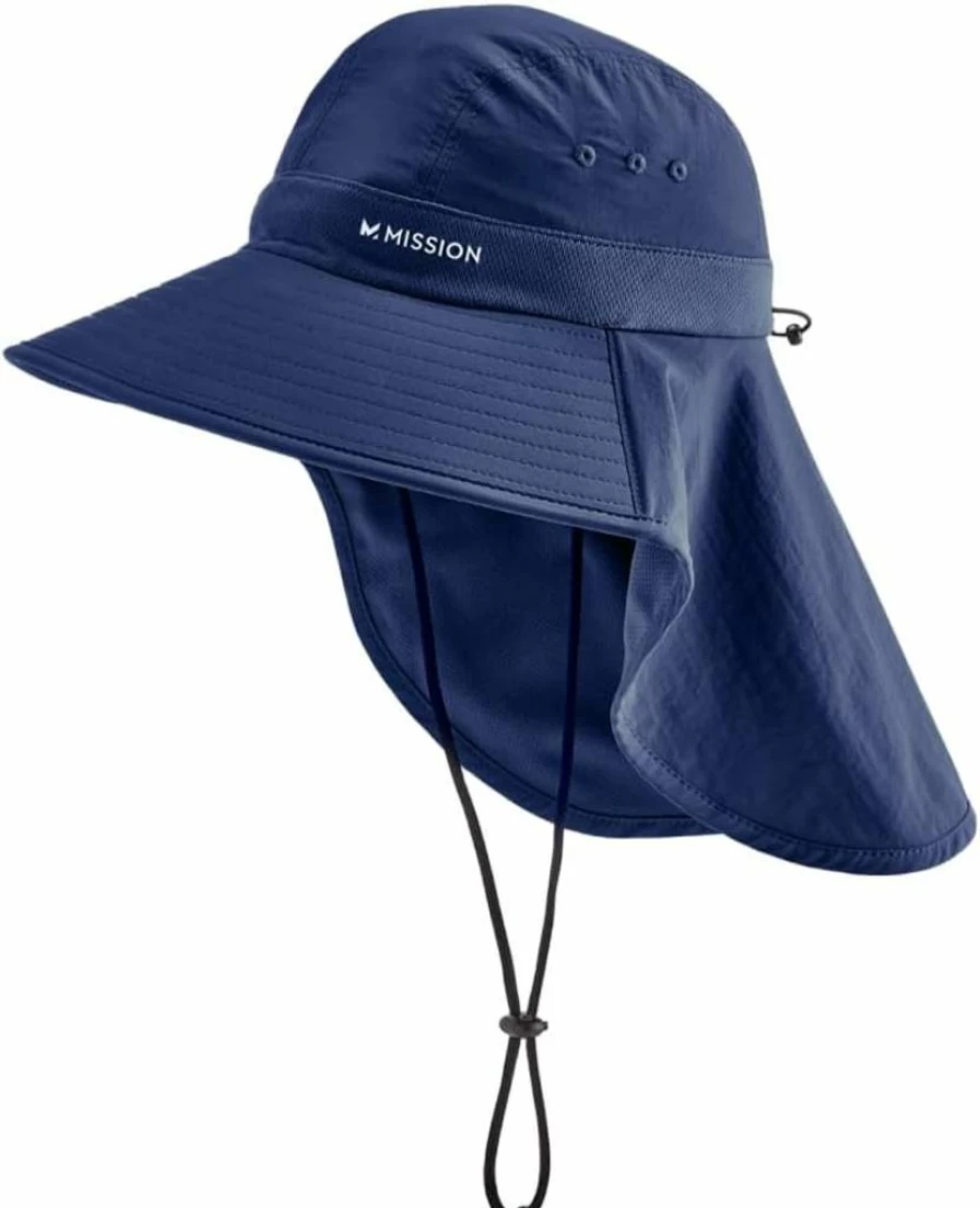 MISSION Cooling Sun Defender Hat for Men & Women – UPF Protection, Sweat & Water Activated Tech for Hiking, Golf, Fishing