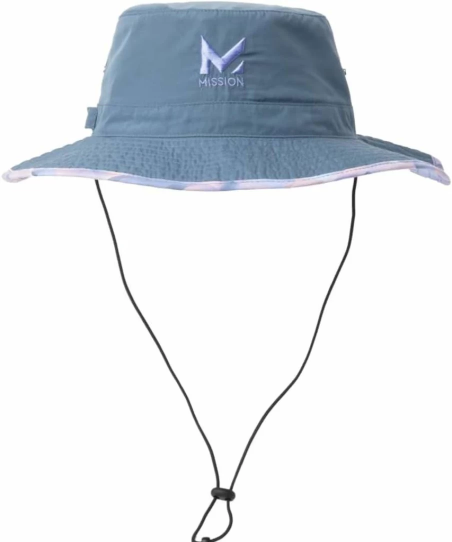 MISSION Cooling Bucket Hat - Unisex UPF Sun Protection, Lightweight & Foldable Wide-Brim Hat for Men & Women, Durable Cooling Technology Lasts 2 Hours