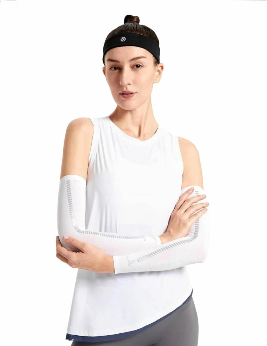 FlipBelt Unisex Sports Sun Protection Arm Sleeves for Running & Outdoor Activities