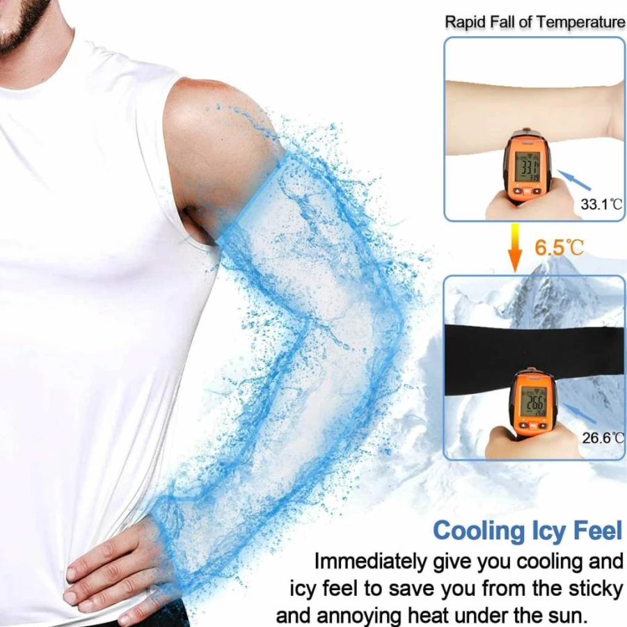 Beister UV Protection Cooling Arm Sleeves Unisex for Sports, Cycling, Golf - 3/6 Pairs Sun Guard Cooling Sleeves