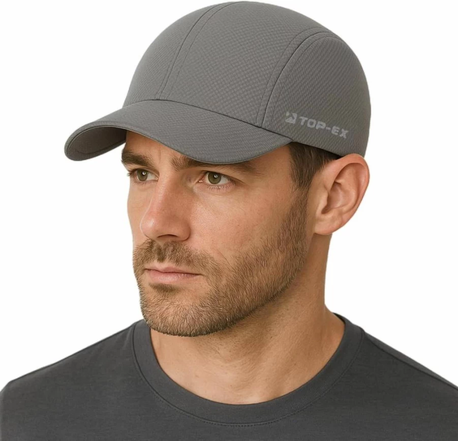 TOP-EX ChillFlex Runner Cap – XL/XXL Soft Mesh Running Hat for Men & Women, Cooling Breathable Unstructured Lightweight Sports Hat for Jogging, Workout, Outdoor Activities