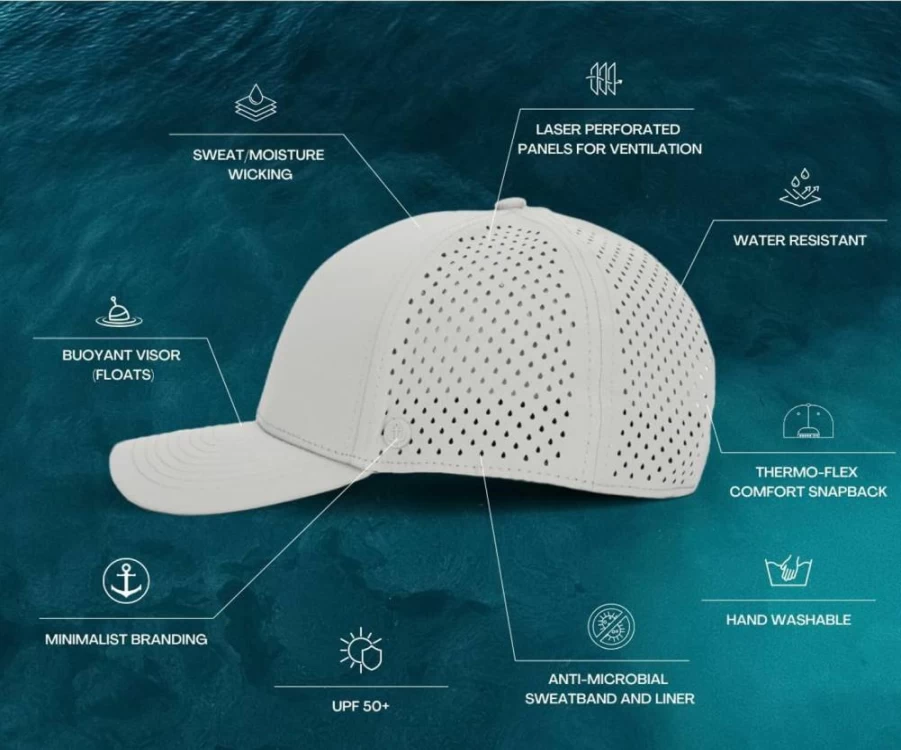 ANKOR Men's Performance Baseball Cap - Lightweight UPF 50 Water Resistant Hat for Outdoor, Sports, Workout & Beach Activities
