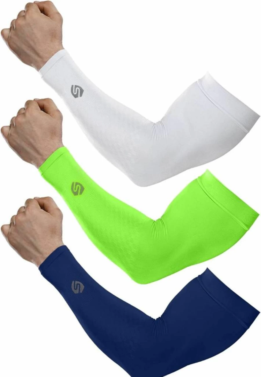 SHINYMOD UV Protection Arm Sleeves for Men & Women - Cycling, Driving, Golf, Running Sun Guard Cooling Sports Sleeves