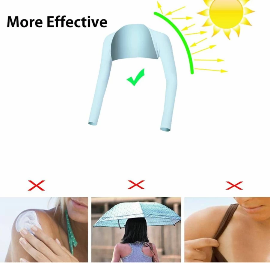 Hairwilly Cooling Arm Sleeves UV Protection Sun Shield Breathable & Comfortable for Women & Men