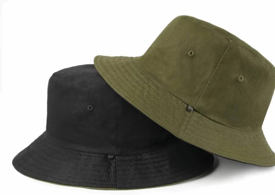 Zylioo Oversize XXL Reversible Bucket Hat for Men & Women, Trendy Double Sided Fisherman Sun Hat for Travel
