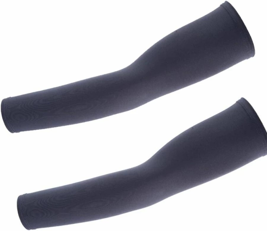 GANWAY UV Protection Cycling Arm Sleeves - Breathable Sun Block Cool Arm Warmers for Bicycle Sports & Outdoor Activities