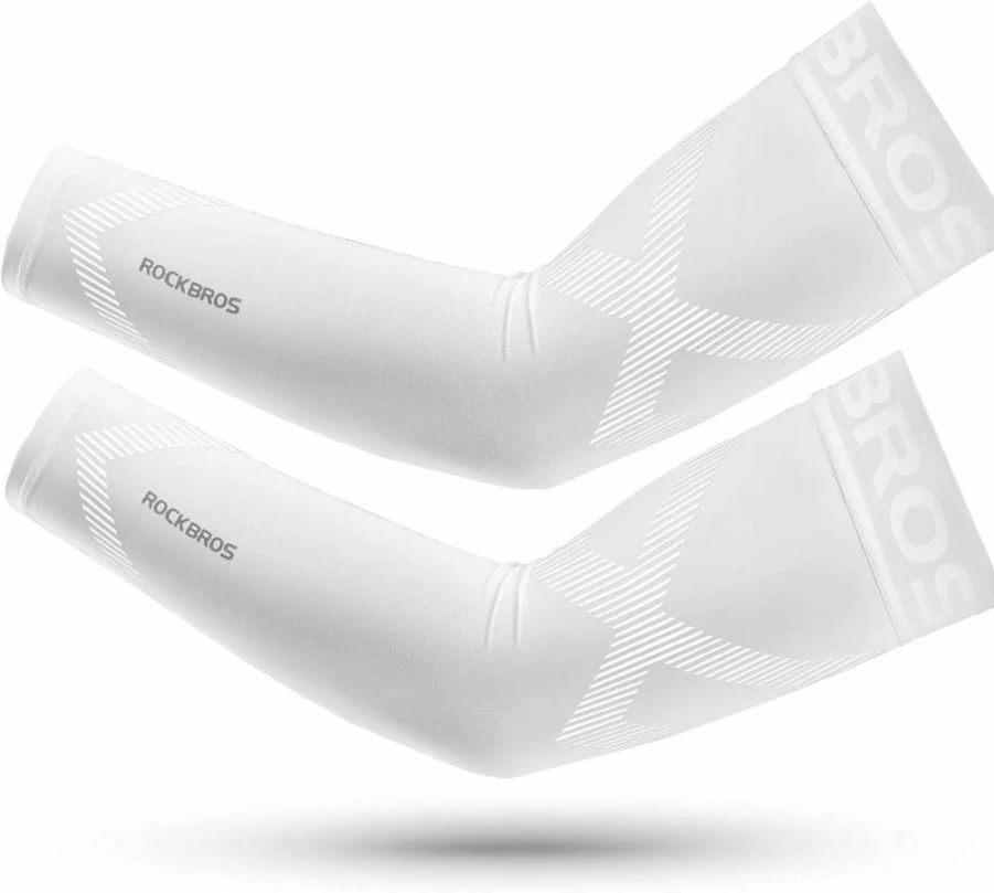 ROCKBROS UV Protection Arm Sleeves for Men & Women - UPF 50+ Cooling Sun Sleeves, Breathable Tattoo Cover, Athletic Sports Arm Guards