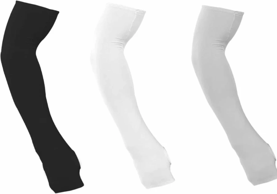 ONESWI 3 Pairs Cooling Arm Sleeves UV Sun Protection for Men & Women - Breathable Sports Sleeves for Cycling, Golf, Basketball, Driving & Outdoor Activities