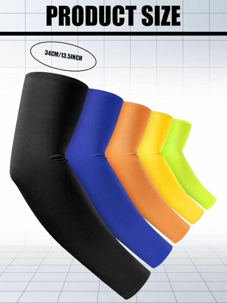 Bememo 16 Pairs UV Protection Cooling Arm Sleeves for Men & Women - Breathable Tattoo Cover Sleeves for Sun Protection & Sports