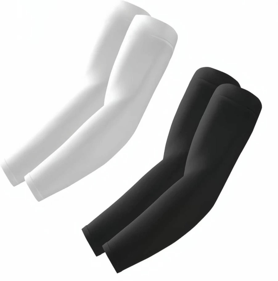 ROXUN Cooling UV Protection Arm Sleeves - Breathable Sports Compression Sleeves for Men & Women, Sunblock Athletic Arm Guards for Running Cycling Golf