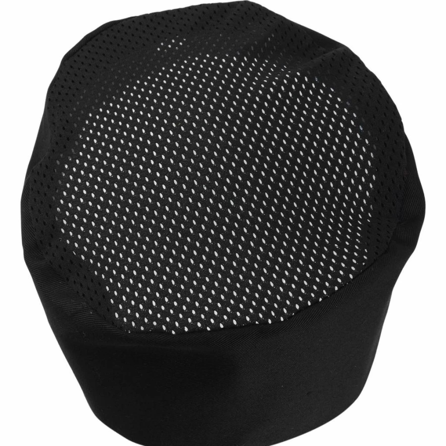 SUNRISE Adjustable Black Chef Hat - One Size Fits Most for Professional & Home Cooking