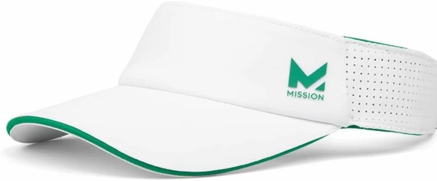 MISSION Cooling Visor Hat - Lightweight Unisex Sun Cap for Tennis, Golf, Running & Outdoor Sports - Durable Structured Design
