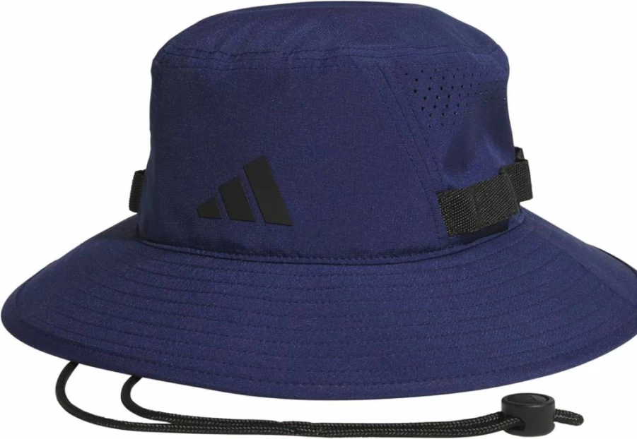 Adidas Men's Wide Brim Bucket Hat for Sun Protection - Outdoor & Sideline Victory Style Cap