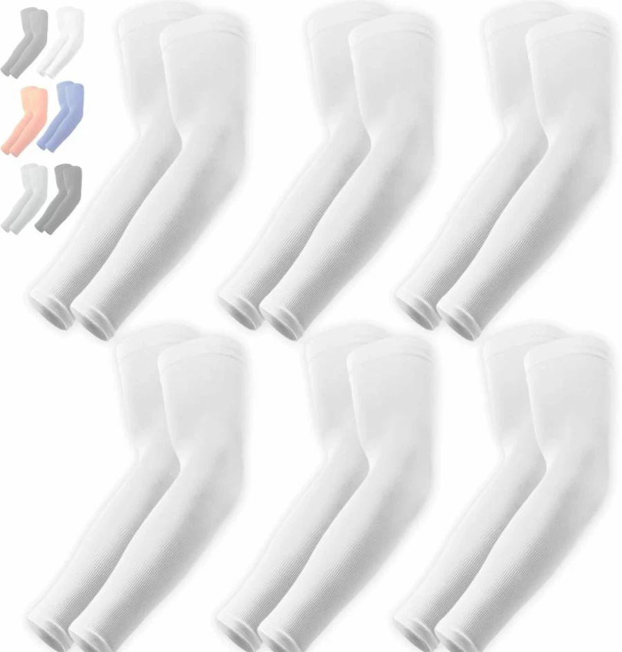 OutdoorEssentials UV Protection Arm Sleeves for Men & Women - Cooling Compression Sleeves for Golf, Running & Outdoor Activities