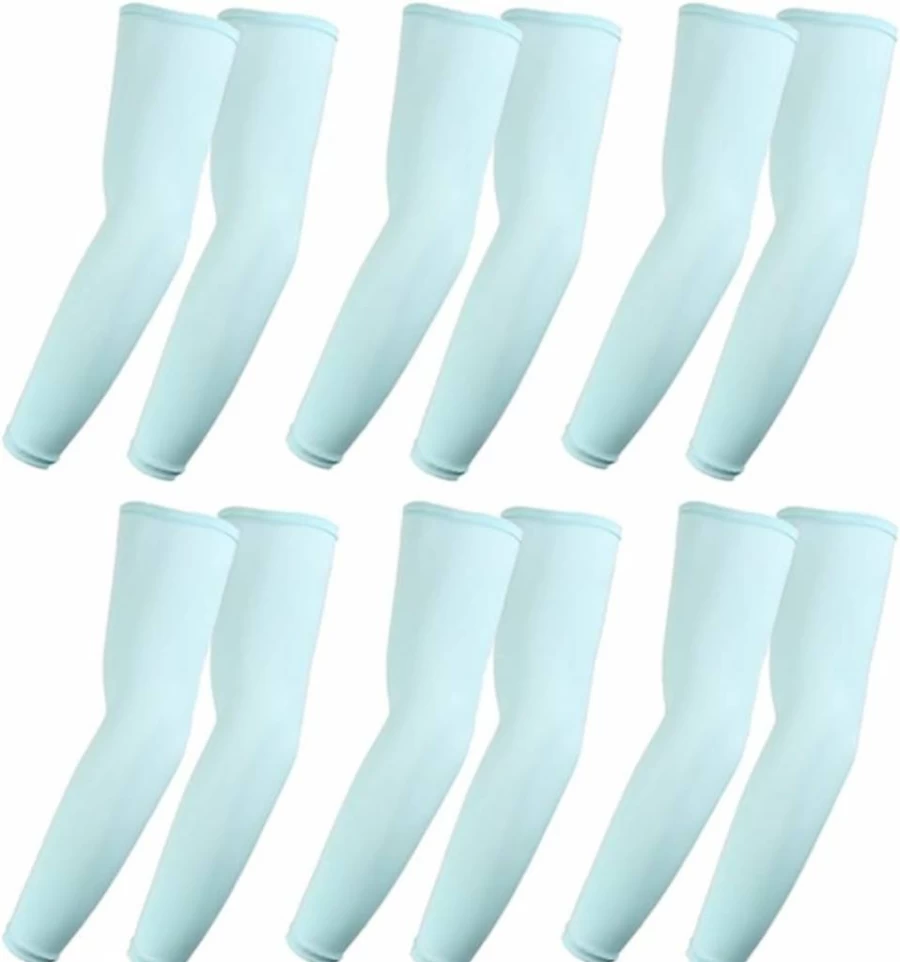 The Elixir Golf Arm Sleeves 6-Pack for Men & Women - UV Protection Cooling Sleeves for Cycling, Tennis, Hiking, Outdoor Sports (Multiple Colors)
