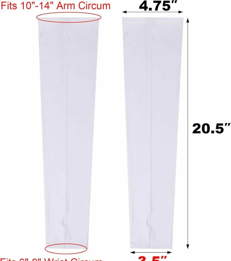 Cosmos Sun UV Protection Cooling Arm Sleeves for Outdoor Sports - Cycling, Running, Golf & Hiking Compression Sleeves