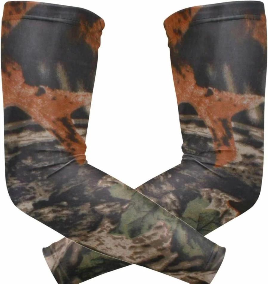 ALAZA Camo Cooling Arm Sleeves - UV Sun Protection for Men & Women - Running, Golf, Cycling Arm Warmers (1 Pair)