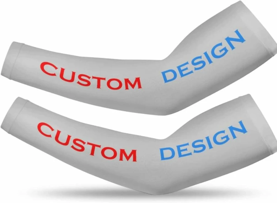 GUANGSHACORA Custom Cooling Compression Arm Sleeves - Personalized Design For Sports & Outdoor Activities