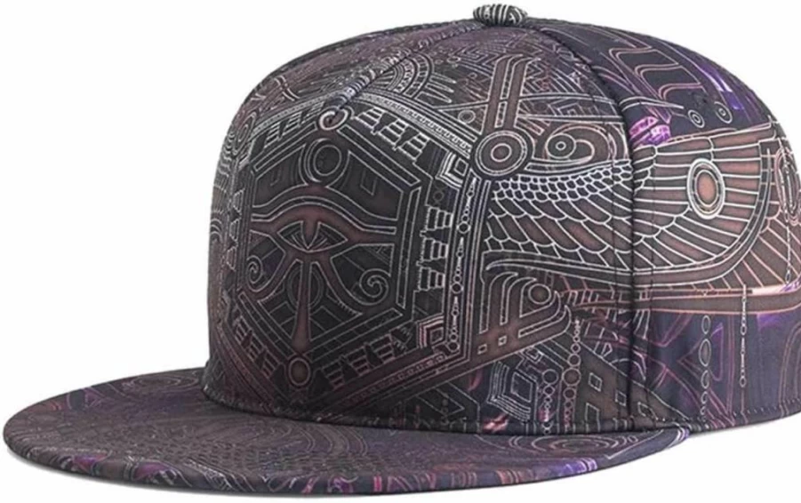 Quanhaigou Unisex Hip Hop Baseball Cap - Adjustable Snapback Hat with Flat Bill for Men & Women, Dad Style Fashion