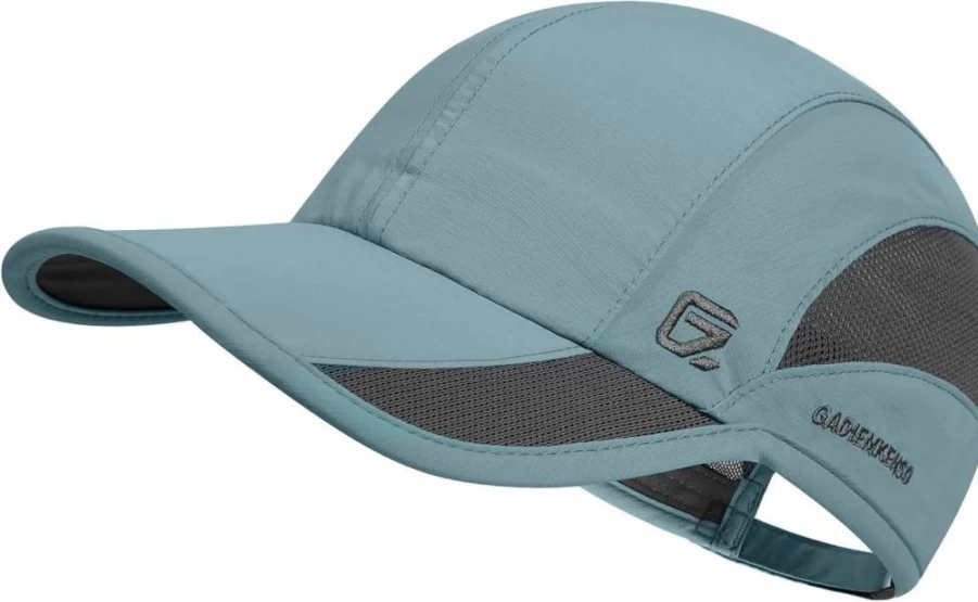 GADIEMKENSD Men's Quick Dry Running Hat - Breathable Mesh Cap for Cooling & Sun Protection