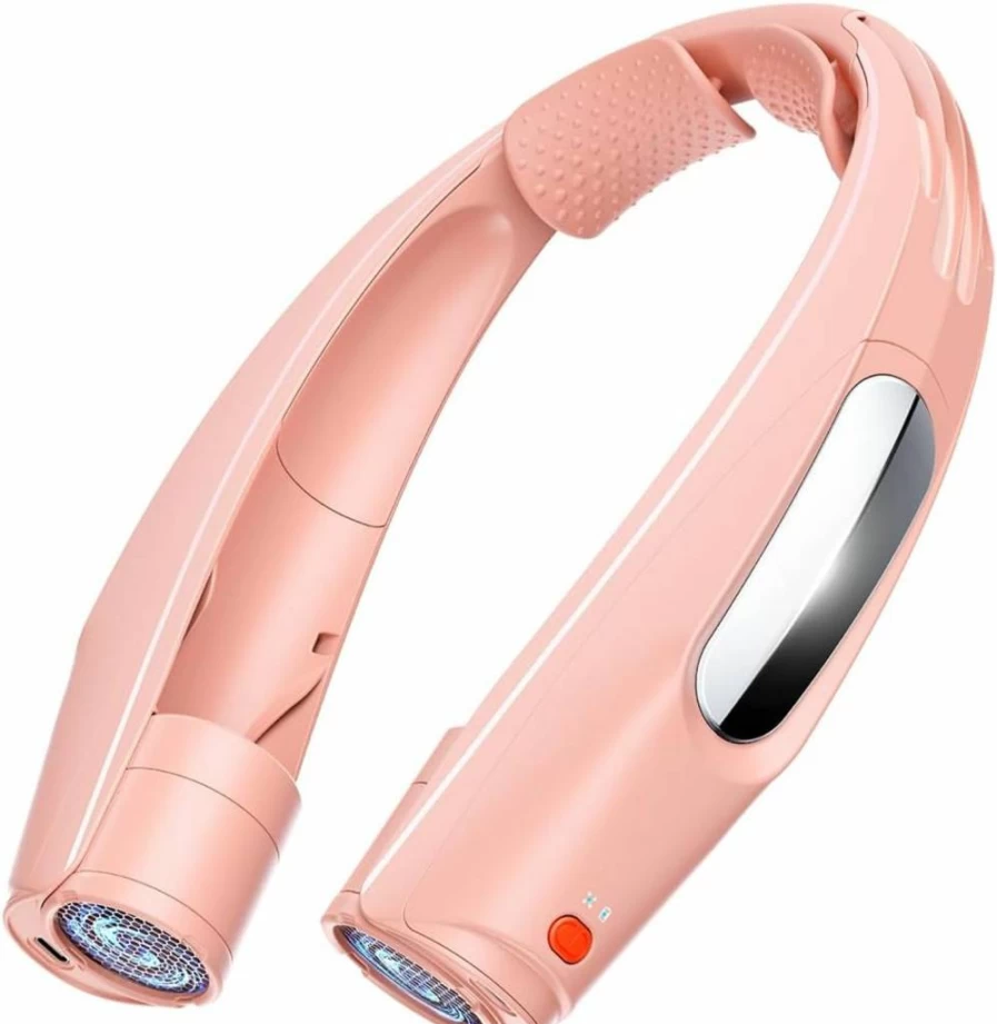 ZEEFO Wearable Neck Fan with 6000mAh Battery, 6 Speed Settings, USB Rechargeable, Ultra Quiet for Office, Travel, Outdoor Cooling
