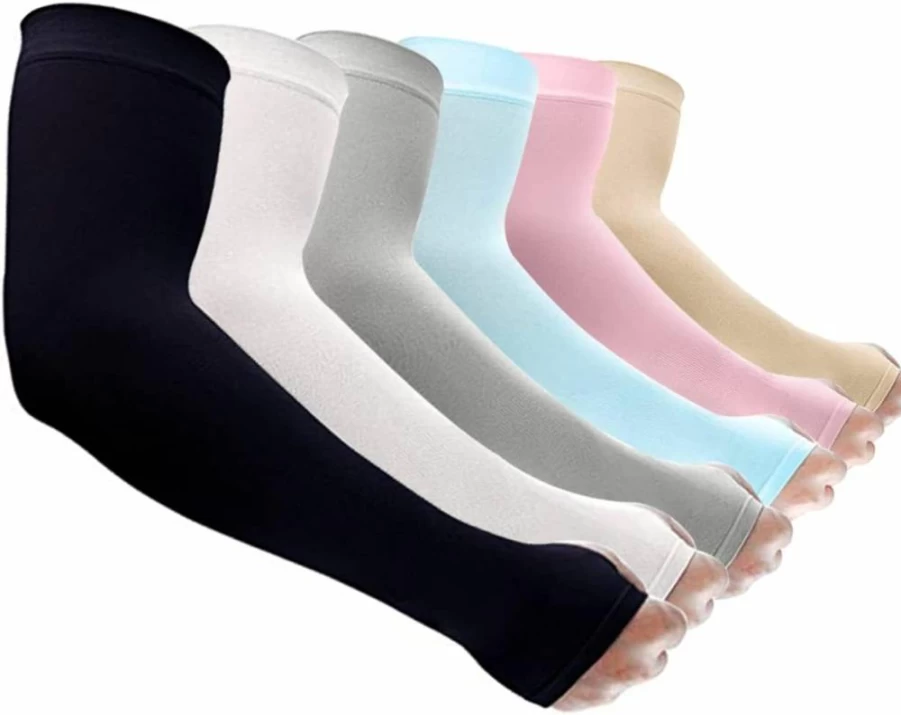 Bacophy UPF 50+ Sun Protection Arm Sleeves for Men & Women - Cooling UV Blocking Sleeves for Cycling, Running & Outdoor Activities