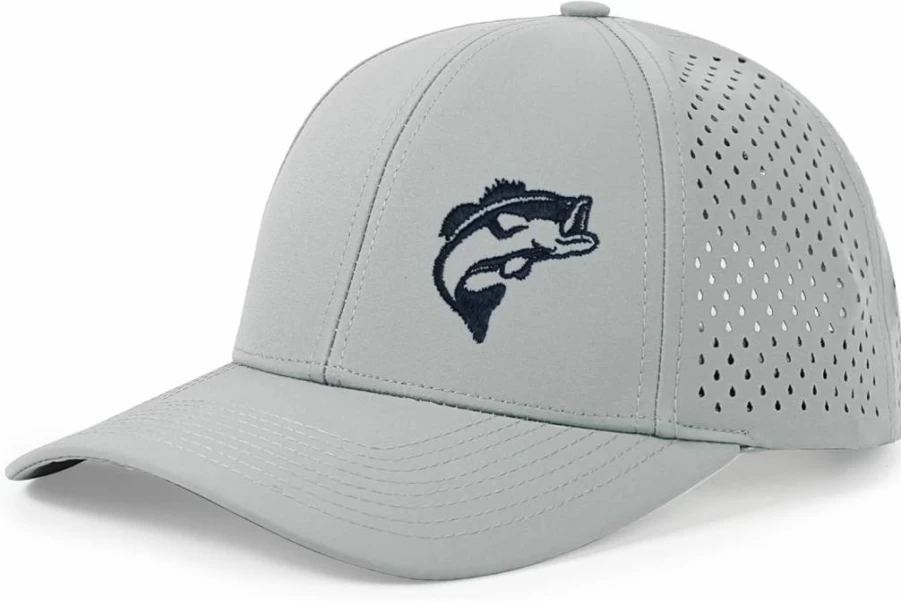 KUBILA Quick Dry Laser Cut Mesh Snapback Baseball Cap for Men & Women - Breathable Adjustable Hat for Sports & Outdoor Activities