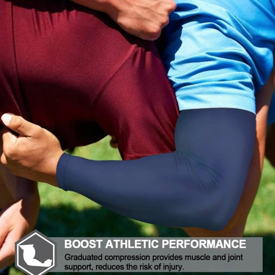 Beister UPF 50+ Sun Protection Arm Sleeves for Men & Women - Cooling UV Compression Sleeves for Sports & Outdoor Activities